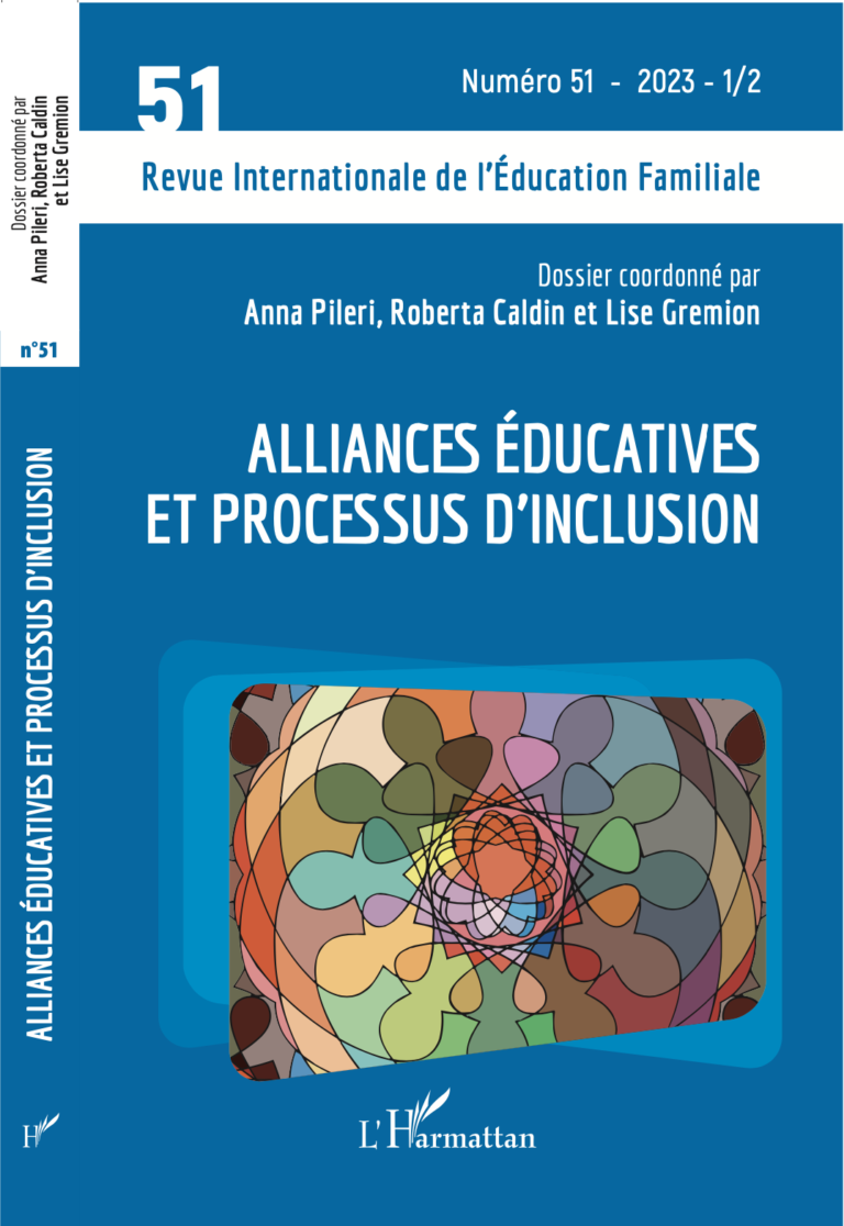 Vient de paraître ! Revue internationale d’éducation familiale n° 51 : « Alliances éducatives et processus d’inclusion »