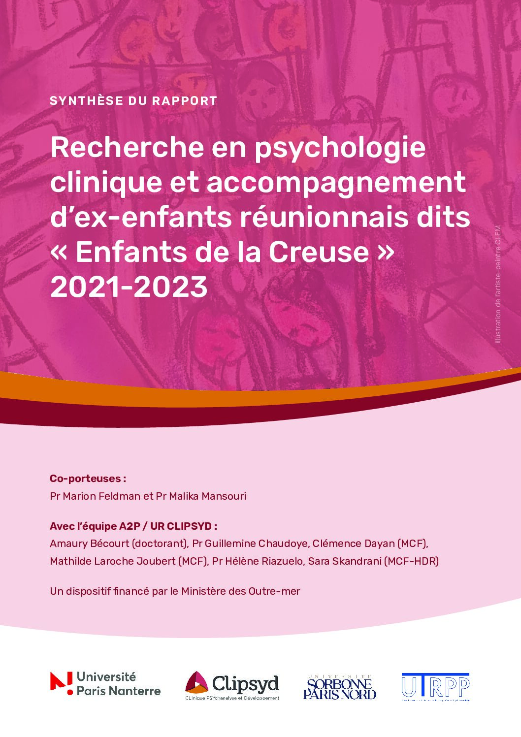 Vient de paraître ! Recherche en psychologie clinique et accompagnement d’ex-enfants réunionnais dits « Enfants de la Creuse » 2021-2023