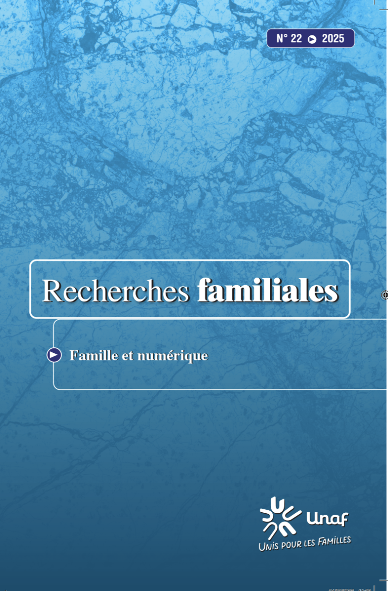 Vient de paraître : Recherches familiales, Unaf, n° 22, 2025. 