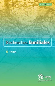 Vient de paraître ! Recherches familiales, n° 23, 2026.